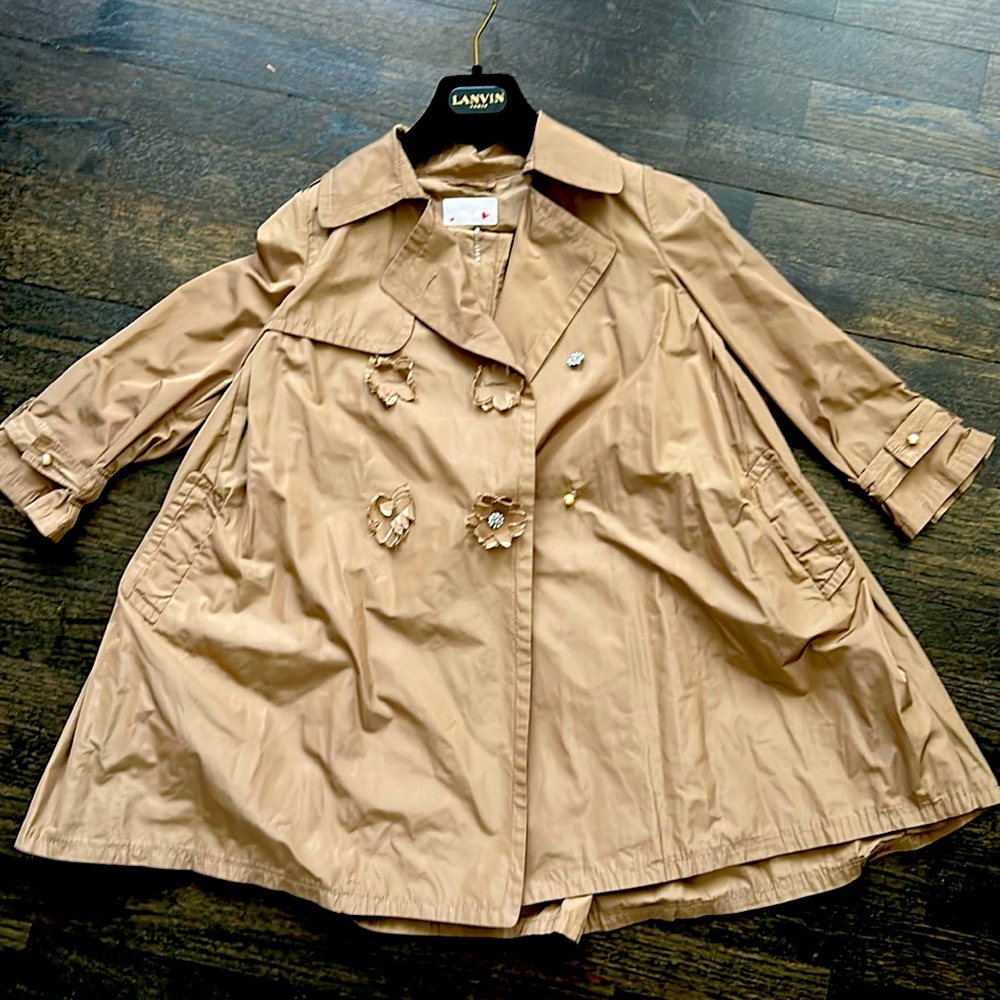 Lanvin Enfant Child Trenchcoat in Taupe
